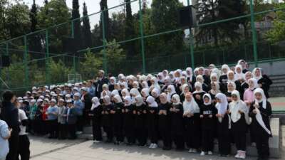 Bursa’da imam hatip lisesi öğrencilerinden hatim merasimi