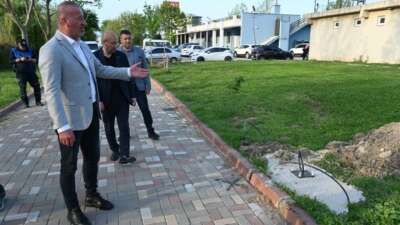 Atatürk Kültür Parkı aydınlatılıyor