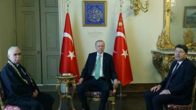 Cumhurbaşkanı Erdoğan, Anayasa Mahkemesi Başkanı Özkaya’yı kabul etti