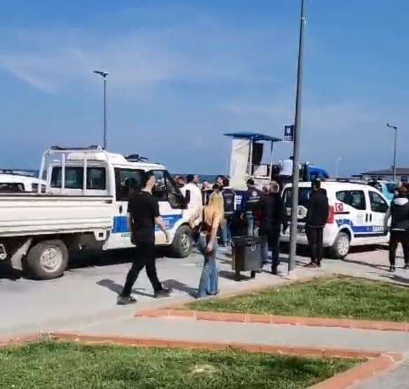Bursa sahillerinde seyyar satıcılara operasyon