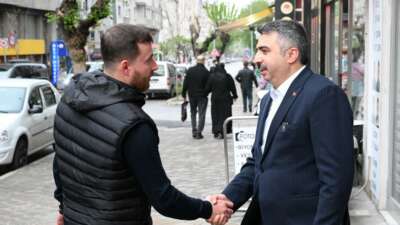 Başkan Yılmaz, komşu ziyaretinde