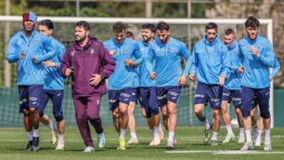 Trabzonspor, Göztepe maçı hazırlıklarını sürdürdü