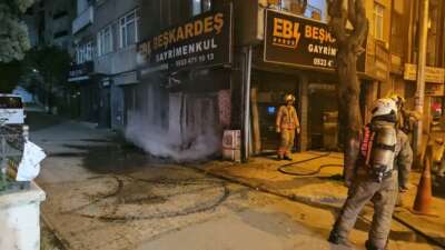 Korkutan doğal gaz yangını