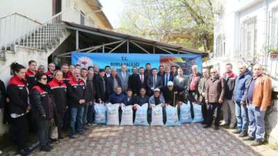 Bursa’da çiftçilere destek
