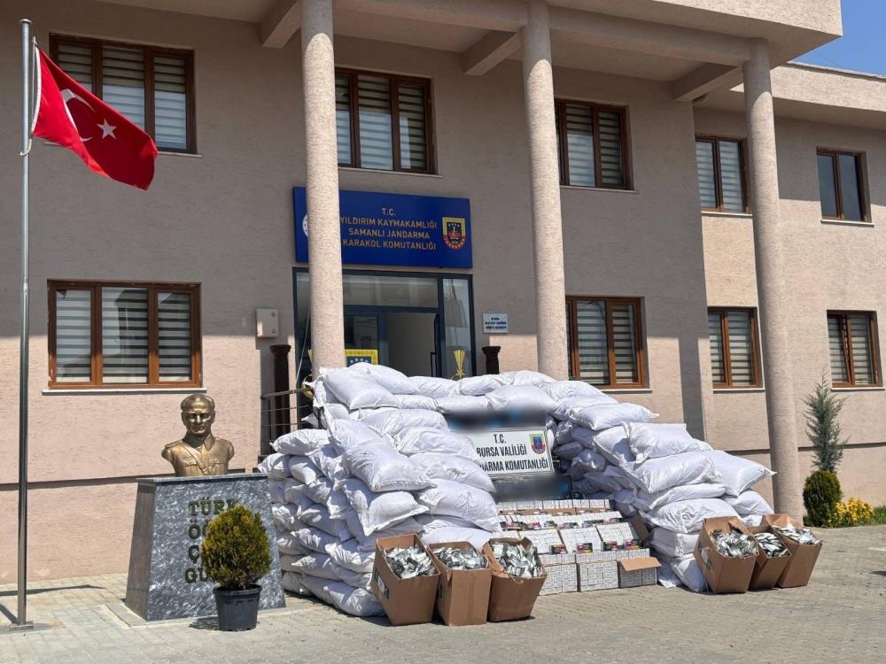 Bursa’da jandarmadan ‘Tütün Kaçakçılığı’ operasyonu