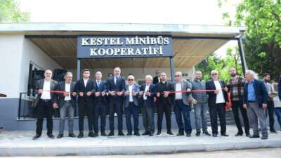 Kestel Minibüs Kooperatifi yeni yüzüyle hizmete açıldı