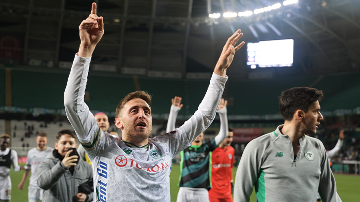Türkiye Kupası’nda ilk yarı finalist Konyaspor