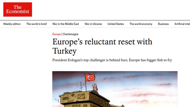 The Economist yazdı: “Erdoğan, Avrupa’nın muhtemel kurtarıcısı”