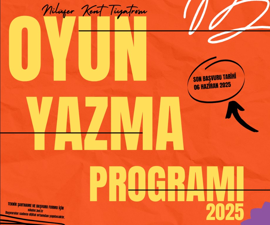 Nilüfer Kent Tiyatrosu’nun Oyun Yazma Programı’na başvurular başlıyor