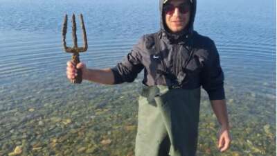 İznik Gölü’nden Poseidon Mızrağı çıktı