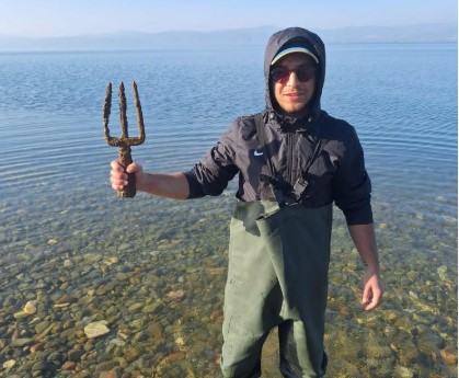İznik Gölü’nden Poseidon Mızrağı çıktı