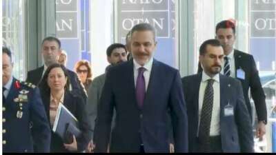 Bakan Fidan, NATO Dışişleri Bakanları Toplantısının ikinci gün oturumuna katıldı