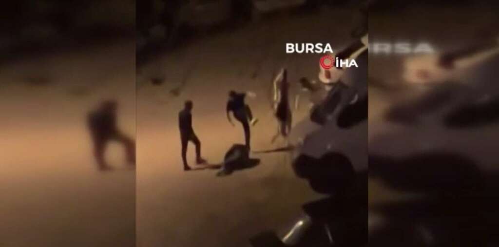 Bursa’da bayıltana kadar dayak! O anlar kamerada