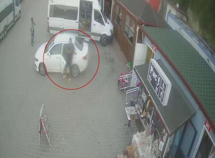 Öfkeli kocanın eşine pompalı tüfekle saldırı anının kamera görüntüleri ortaya çıktı