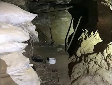 Teröristlerin kullandığı mağara kullanılamaz hale getirildi