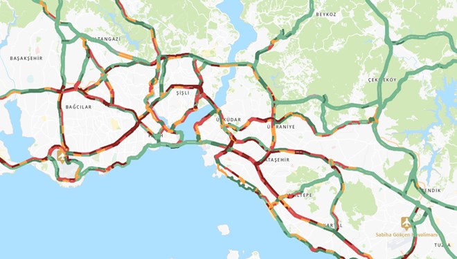 Deprem sonrası trafik yoğunluğu yüzde 76’ya çıktı