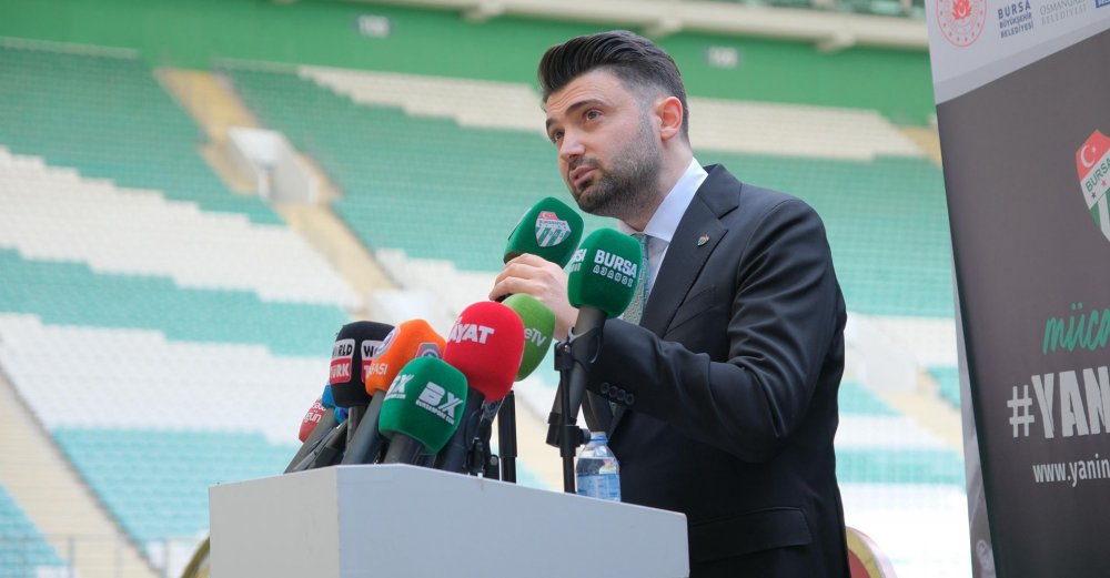 Başkan Çelik güzel haberi verdi: Bursaspor’a 47 milyon liralık bağış