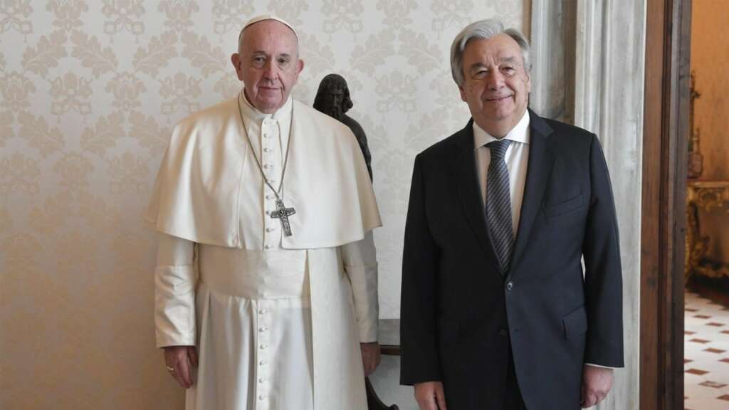 Guterres’ten Papa için taziye mesajı