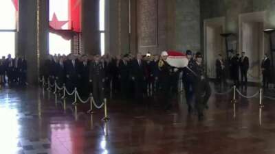 Devlet erkanı Anıtkabir’de