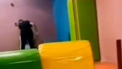 Spor salonunda şiddet skandalı