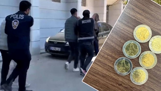 Turizm sezonu öncesi ele geçirildi: Tam 5 bin adet sahte madeni iki euro