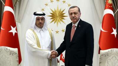 Cumhurbaşkanı Erdoğan, Katar Başbakanı El Sani’yi kabul etti