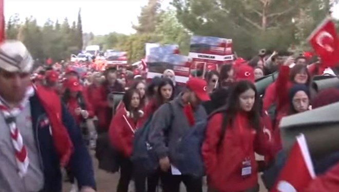 Çanakkale Zaferi’nin 110. yılı: 57. Alay Vefa Yürüyüşü başladı
