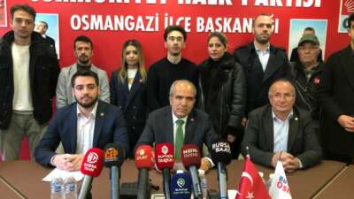 CHP Osmangazi’den Ekrem İmamoğlu açıklaması
