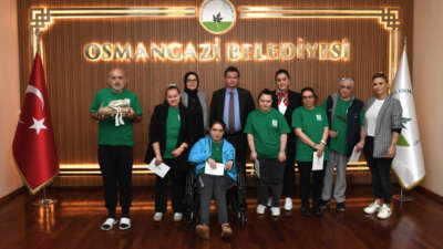 Başkan Aydın özel misafirlerini ağırladı