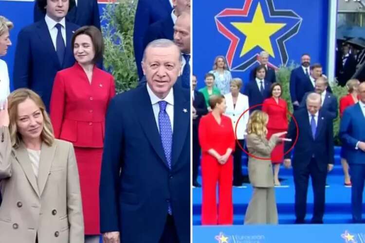 Zirvede yan yana gelen Erdoğan ile Meloni arasında dikkat çeken diyalog Zirvede yan yana gelen Erdoğan ile Meloni arasında dikkat çeken diyalog