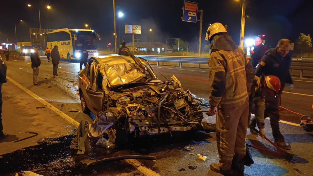 Bursa’da kamyonun altına giren otomobilin sürücüsü 2 gün sonra hayatını kaybetti