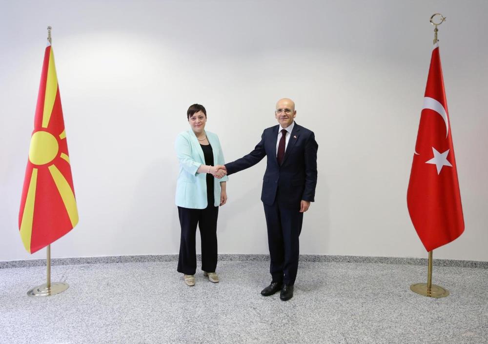 Bakan Şimşek, Kochoska ile görüştü Bakan Şimşek, Kochoska ile görüştü