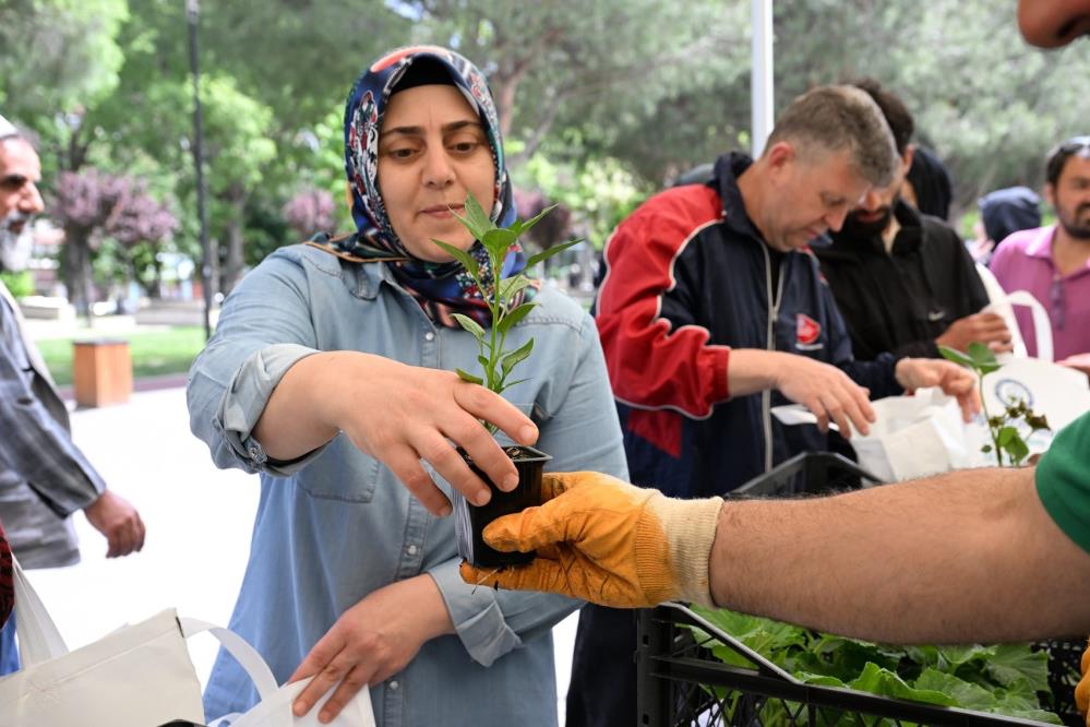 Yıldırım Belediyesi’nden 50 bin fide