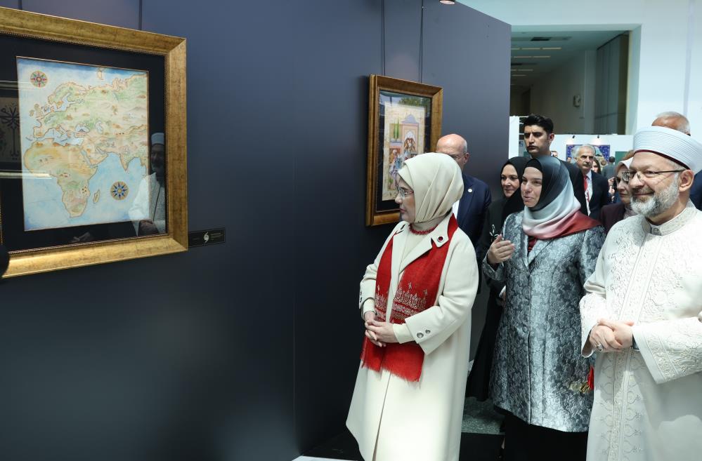 Emine Erdoğan “Uluslararası İslam Sanatları Fuarı”nda konuştu