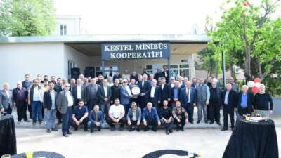 Kestel Minibüs Kooperatifi yeni yüzüyle hizmete açıldı