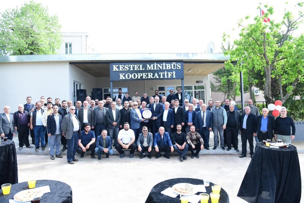 Kestel Minibüs Kooperatifi yeni yüzüyle hizmete açıldı