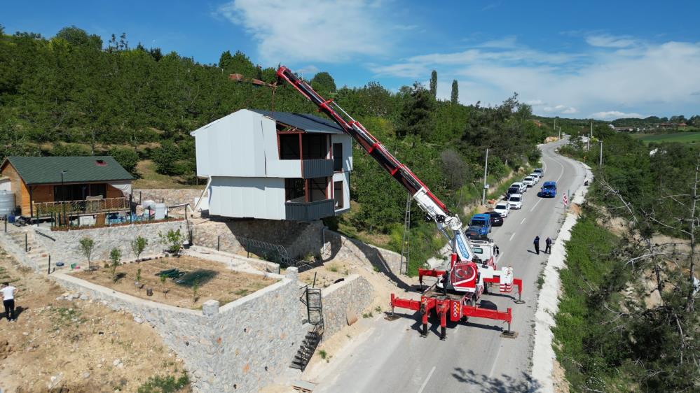 Bursa’da kaçak villa böyle taşındı