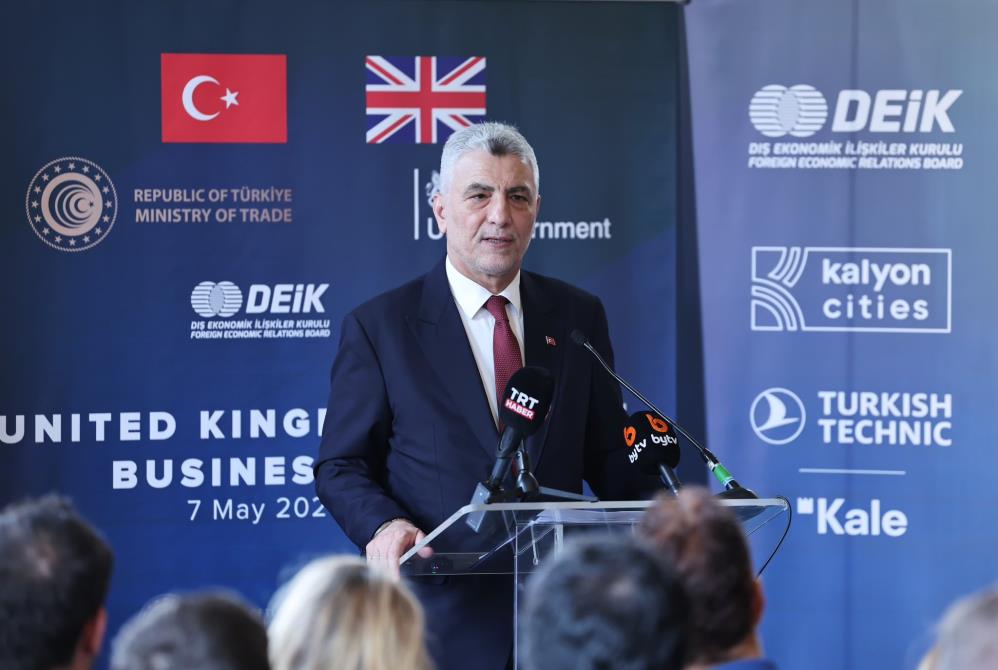 Ticaret Bakanı Bolat, Türkiye-İngiltere İş Forumu’nda konuştu