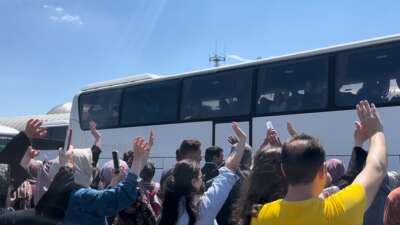 Bursa’da ilk hac kafilesi dualarla yola çıktı