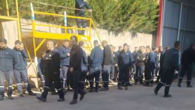 Bursa’da otobüs fabrikasında eylem