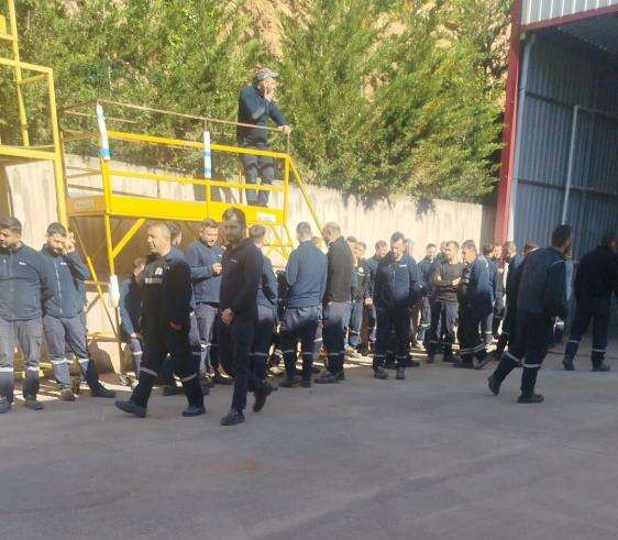 Bursa’da otobüs fabrikasında eylem