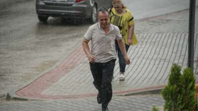 Bursa’da hava bir anda değişti