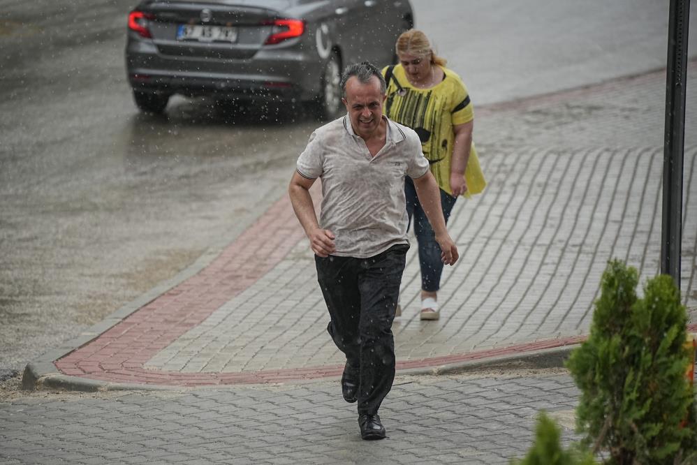 Bursa’da hava bir anda değişti