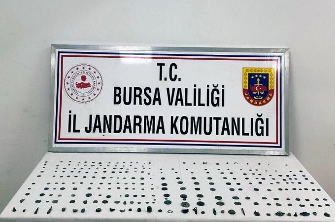 Bursa’da jandarmadan tarihi eser operasyonu: 1 tutuklama