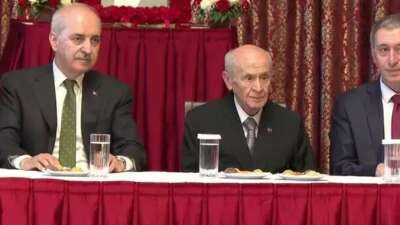 Devlet Bahçeli 99 gün sonra Meclis’te: Sırrı Süreyya Önder için yapılan törene katıldı