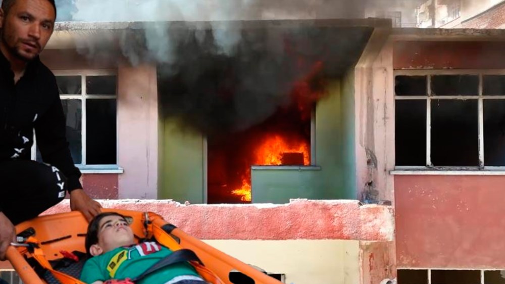 Mahalleyi ayağa kaldıran tatbikat! ‘Enkazda çocuk var’