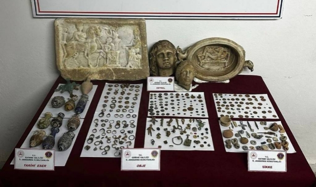 Bursa’da jandarmadan tarihi eser operasyonu: 2 gözaltı