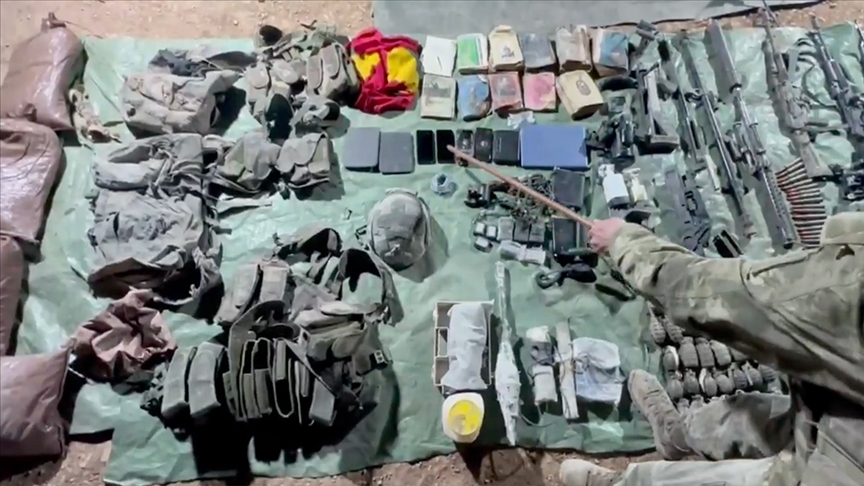 TSK, Pençe-Kilit Operasyonu Bölgesi’nde PKK’nın kullandığı mağarayı tespit etti