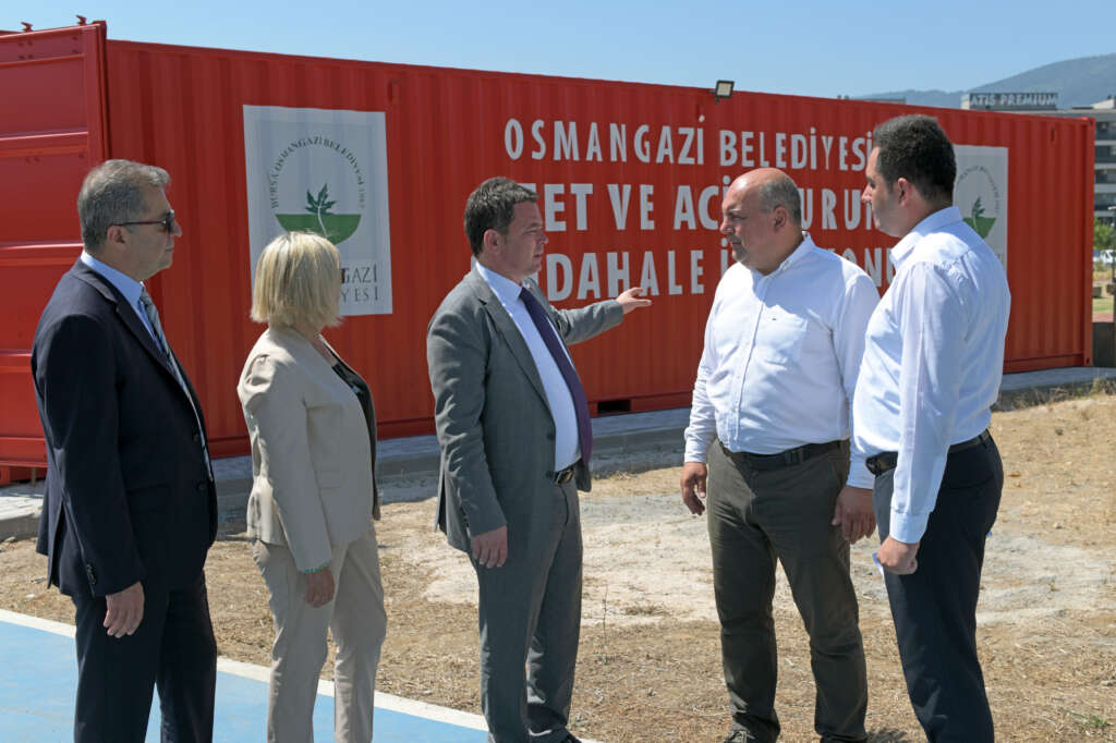 Osmangazi’de afet ve Acil Durum Müdahale İstasyonu hayat kurtaracak