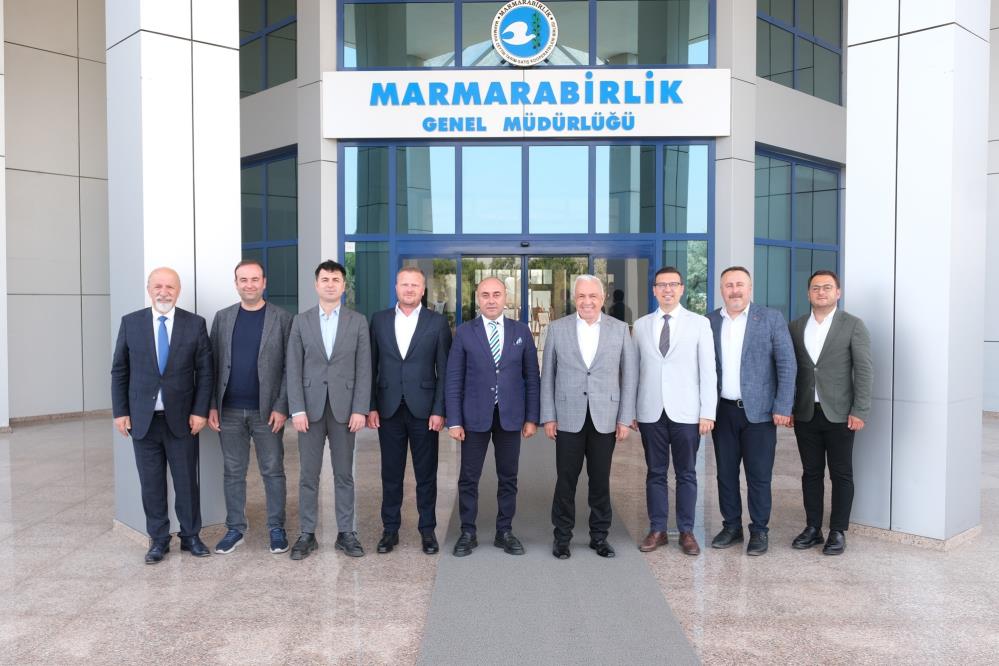 Başkan Şadi Özdemir’den Marmarabirlik’e hayırlı olsun ziyareti